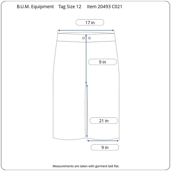 BUM Equipment Stretch Fuscia Capris Embroidered - Picture 9 of 9